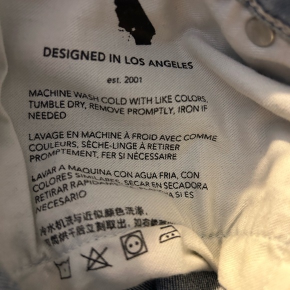 AG size 30 regular aged denim cigarette leg Prima Ankle‎ - Picture 10 of 10